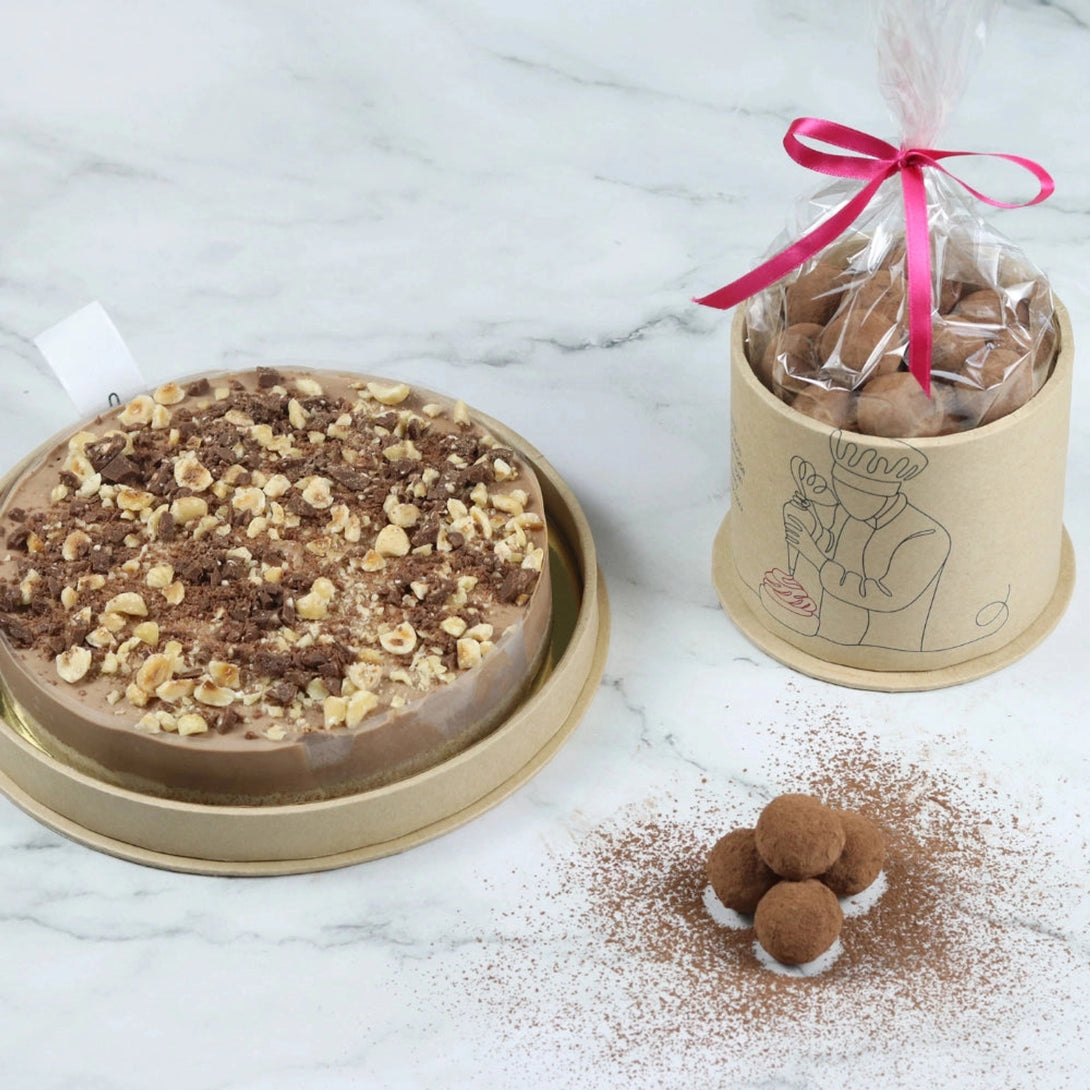 7alli Cheesecake (12 People) + Chocolate Truffles (30 pcs) - 7alli Cheesecake (12 People) + Chocolate Truffles (30 pcs) - View 7