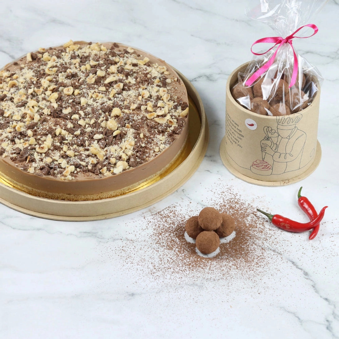 7alli Cheesecake (12 People) +  Chocolate Truffles w Chili Hint (30 pcs) - 7alli Cheesecake (12 People) +  Chocolate Truffles w Chili Hint (30 pcs) - View 4