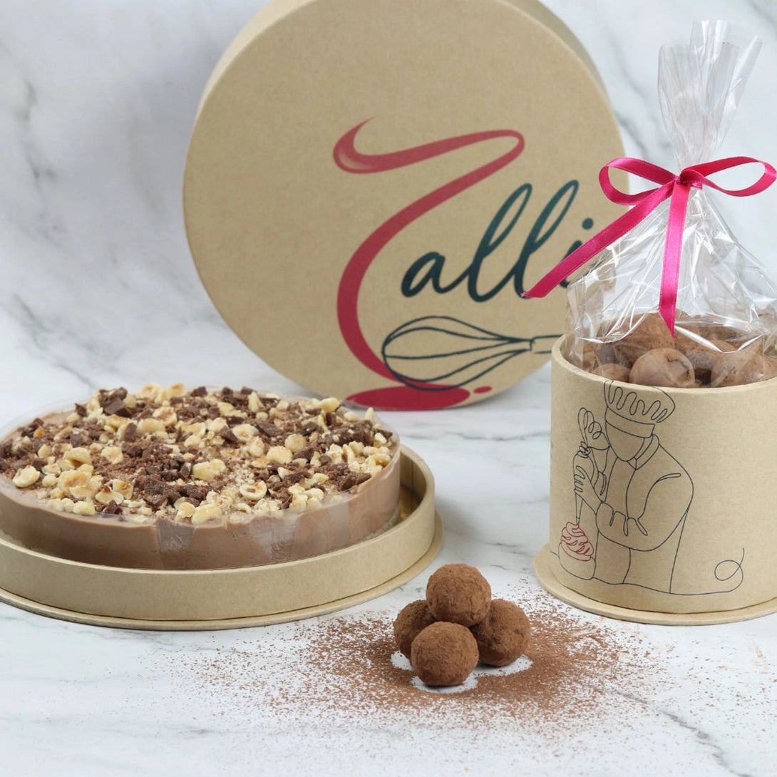 7alli Cheesecake (6 People) + Chocolate Truffles (30 pcs) - 7alli Cheesecake (6 People) + Chocolate Truffles (30 pcs)