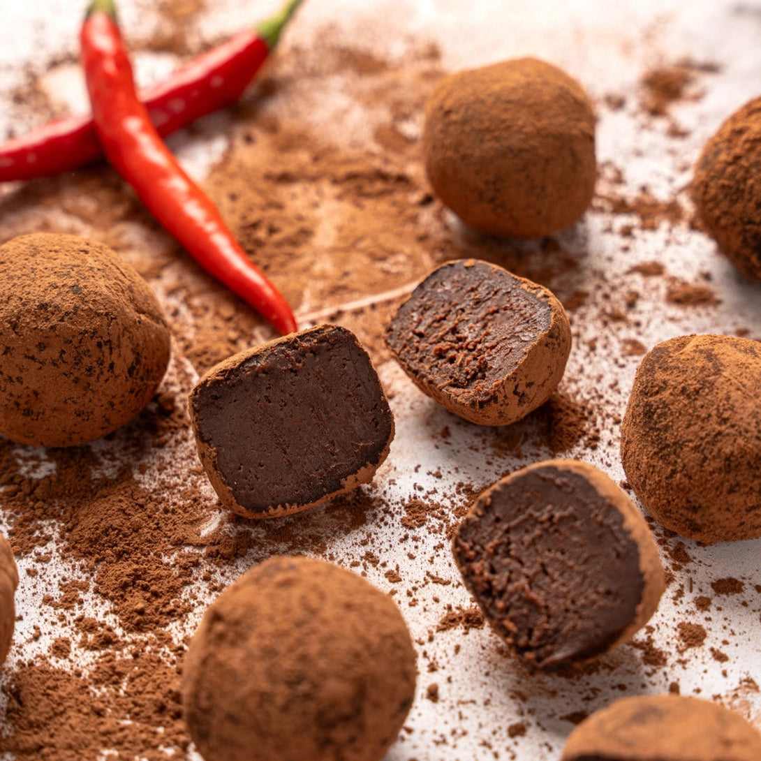 7alli Chocolate Truffles with Chili Hint (30 pcs) - 7alli Chocolate Truffles with Chili Hint (30 pcs) - View 2